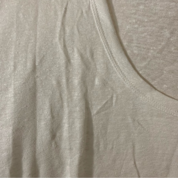 NWT Banana Republic 100% Linen White Tee T-Shirt Women’s Size XXL - Picture 12 of 12